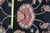 Karastan Ashara 100% Wool Agra Black Acanthus Palmette 549 Area Rug Carpet 9x10 For Sale - Image 11 of 12