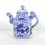 Chinoiserie Vintage Chinese Qianlong Nian Zhi Porcelain Teapot Featuring a Dragon and Foo Dog For Sale - Image 3 of 9
