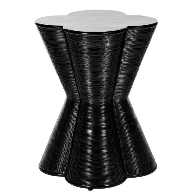David Francis Italia End Table - Black For Sale - Image 4 of 4