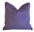 Italian Mariano Fortuny Royal Purple & White Carnavalet Feather/Down Pillow 22" Square For Sale In Los Angeles - Image 6 of 7