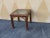 Mid 20th Century Chinese Chippendale Fruitwood Glass Inset Side Table For Sale - Image 5 of 10