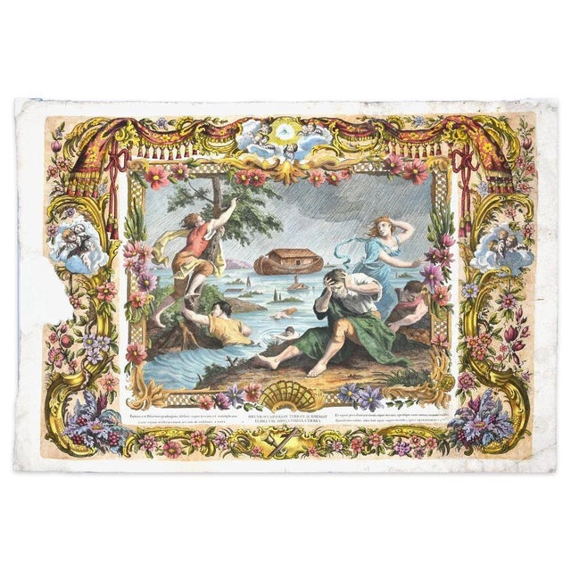 The Story of Noah - Original Complete Series of 6 Etchings - 1768 1768 For Sale - Image 6 of 15