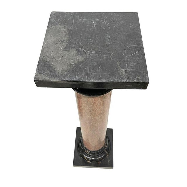 Stone Marble Columns, Set of 2 For Sale - Image 7 of 8