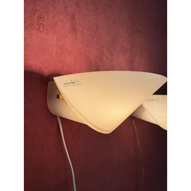 Green Vintage Wall Lamps in Pink Murano Glass, 1960s, Set of 2 For Sale - Image 8 of 15