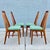 Wood Vintage Danish Modern Slat Back "Eva" Dining Chairs in Teak Attributed to Niels Koefoed For Sale - Image 7 of 11
