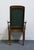 Burlington House Solid Birch Mid Century Transitional Upholstered Dining Arm Chair For Sale In Kansas City - Image 6 of 10