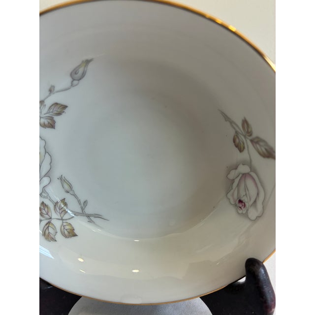 A refined set of twelve Johann Haviland “Sweetheart Rose” bowls, crafted in Bavaria, Germany. This beloved pattern...