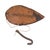 Wood Early 20th Century American Folk Art Cork Duck Decoy With Original Attached Weight and Line For Sale - Image 7 of 9