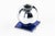 Art Deco Chrome and Cobalt Blue Candleholders by Walter Von Nessen for Chase, 1930s For Sale - Image 9 of 14