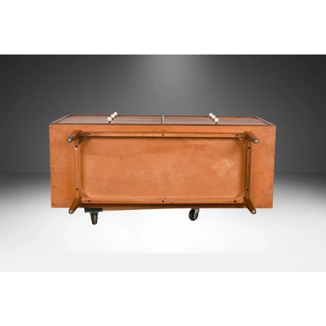 Wood 1960s Mid Century Drexel Declaration Kipp Stewart Double Dresser For Sale - Image 7 of 12
