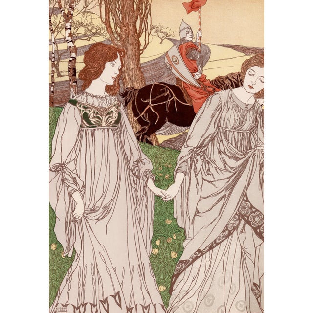 Robert engels (1866-1926) le passant (the wayfarer) original lithograph from the glorious portfolio "l'estampe moderne",...