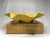 Vintage Organic Modern Studio Pottery Terra Cotta Decorative Bowl, Canary Yellow For Sale In Houston - Image 6 of 12