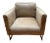Milo Baughman for Thayer Coggin T-Back Lounge Chair Newly Reupholstered in Cowhide For Sale