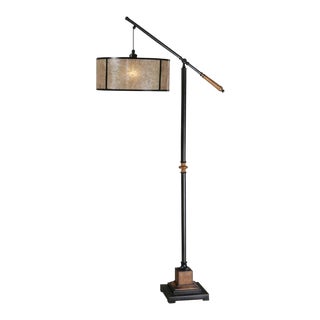 Mission Industrial Floor Lamp For Sale