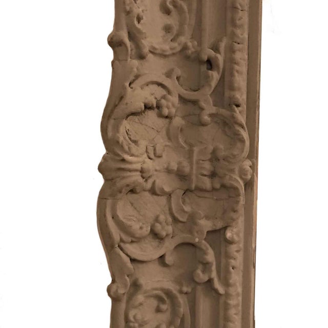 French Mirror in Tempera Pastiglia For Sale - Image 6 of 9