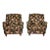 Late 20th Century Cottagecore Style Pair of Floral Lounge Chairs by Sam Moore Furniture a Division of Hooker Furniture For Sale