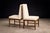 Cimo, Brazil, 1950 — Set of 8 Tall-Back Dining Chairs in Caviúna With Warm Bone Performance Linen For Sale - Image 14 of 16