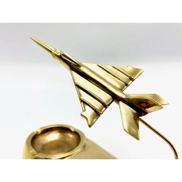 Mig 21 Desk Plane Model in Brass, 1950s, in Flawless conditions. Designed 1950 to 1959