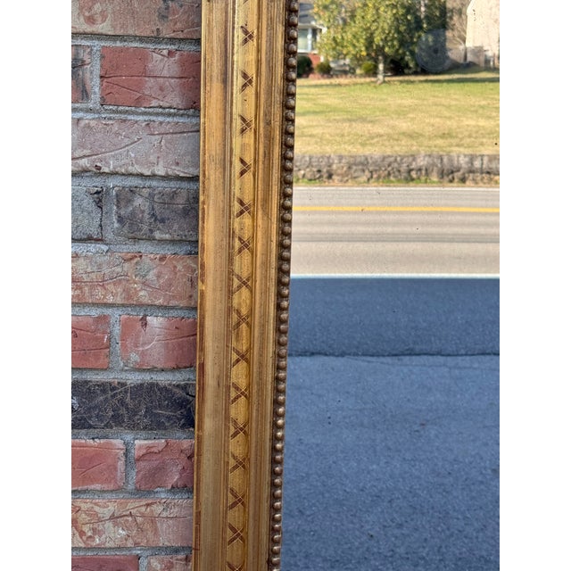 Glass French Louis Philippe Mirror For Sale - Image 7 of 12