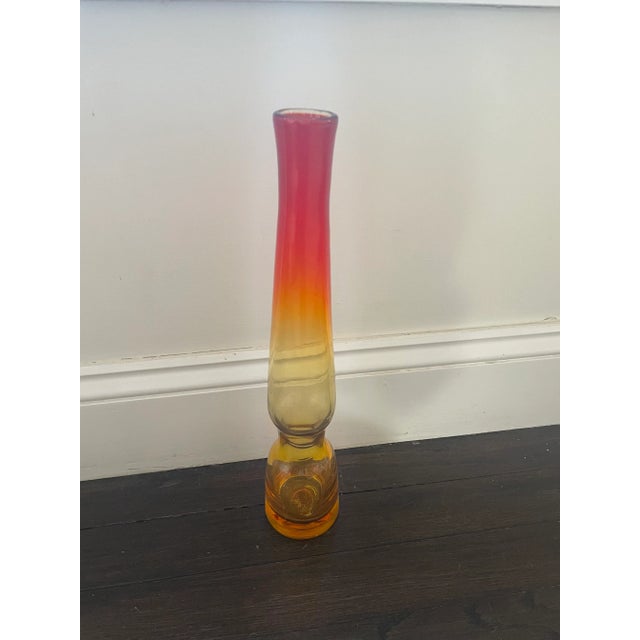 Contemporary Contemporary Greenwich Flint Craft Ombre Glass For Sale - Image 3 of 3