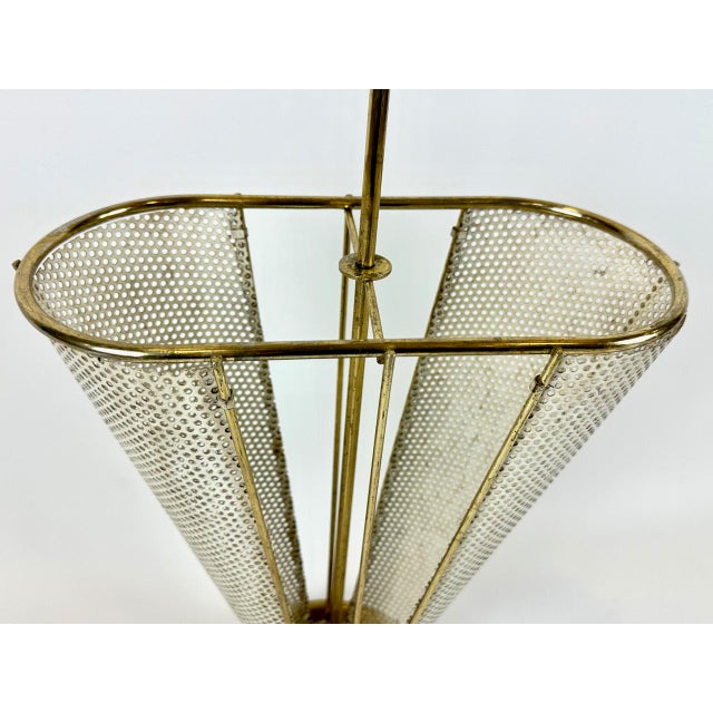 Gold Mid-Century Modern German Umbrella Stand, 1960s For Sale - Image 8 of 11