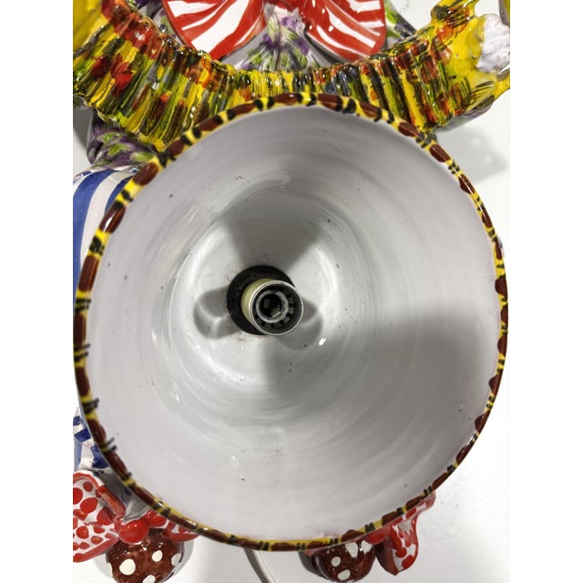 Italian Ceramic Clown Wall Lamp, 1950s For Sale - Image 18 of 18