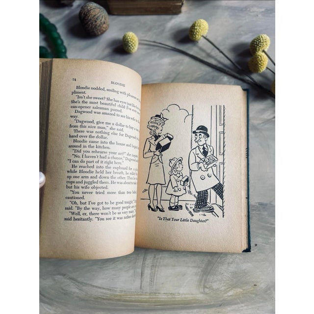 1940s 1944 Blondie and Dagwood Adventure in Magic Vintage Book For Sale - Image 5 of 6