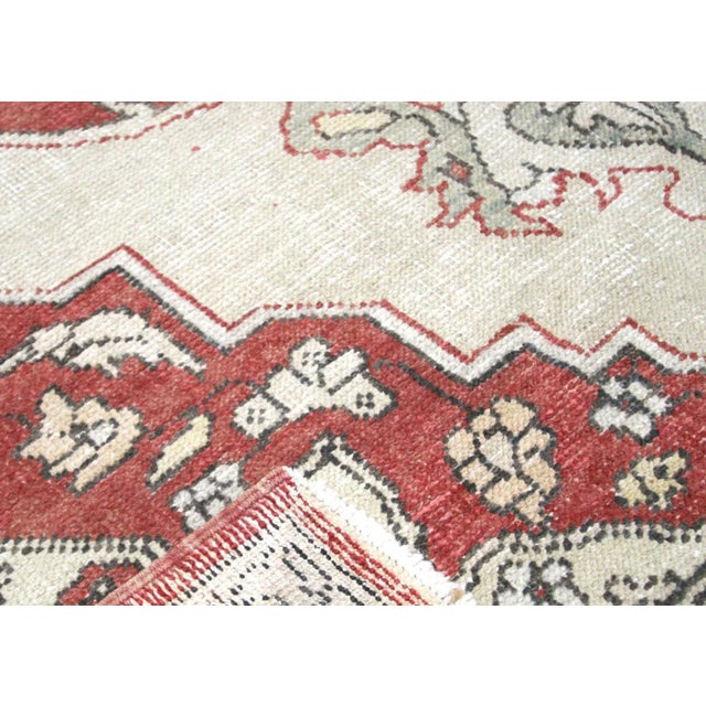 1960s Turkish Oushak Rug For Sale - Image 4 of 7