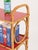 Italian Bookcase in Rattan and Red Laminate from Vivai del Sud, 1970s For Sale - Image 11 of 15
