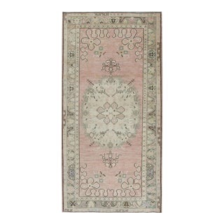 Oriental Hand Knotted Rug Turkish Anatolian 3'3" x 6'6" For Sale