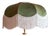 The Pistachio Fringed Lampshade - Small For Sale