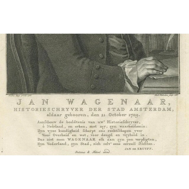 Jan Wagenaar, 1766, Paper For Sale - Image 3 of 10