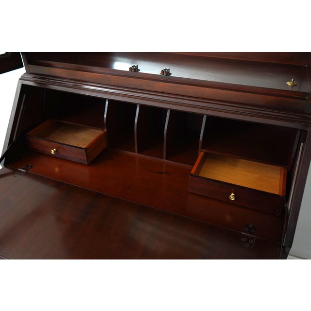 Thomasville Mahogany Double Dome Top Secretary Desk For Sale In Philadelphia - Image 6 of 18