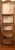 Coastal Boho Arched Rattan and Burnt Bamboo 4-Tier Étagère - 72" H For Sale - Image 4 of 12