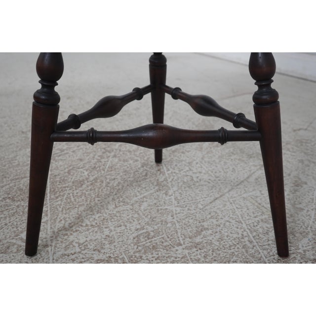 Wallace Nutting Tripod Turned Leg Table For Sale - Image 4 of 12
