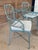 Vintage Brown Jordan Calcutta Faux Bamboo Aluminum Five Piece Patio Dining Set For Sale In Naples, FL - Image 6 of 12