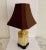 Vintage Chinoiserie Brass Tea Canister Table Lamp and Lampshade For Sale In Miami - Image 6 of 13
