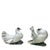 White Rosenthal Fritz Heidenreich 1589 1590 Peacock Doves Figurines Pair Germany (Copy) For Sale - Image 8 of 13