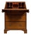 Antique Early 20th Century English Edwardian Golden Oak Bureau For Sale