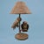 Mario Lopez Torres Pair of Owl Table Lamps. There are minor imperfections to the hand-made woven rattan. Signed Mario...