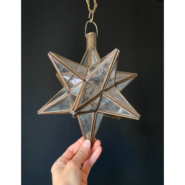 1970s Vintage Star Hanging Lamps, 1970s, Set of 2 For Sale - Image 5 of 9