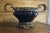 French 1900s Louis XV Style Bronze Mounted Black Glass Bowl For Sale - Image 3 of 8