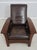 Age: C.2008 Details: Finish no.31 High Quality Construction Nice Tooled Leather Arts & Crafts Quality Brown Leather...