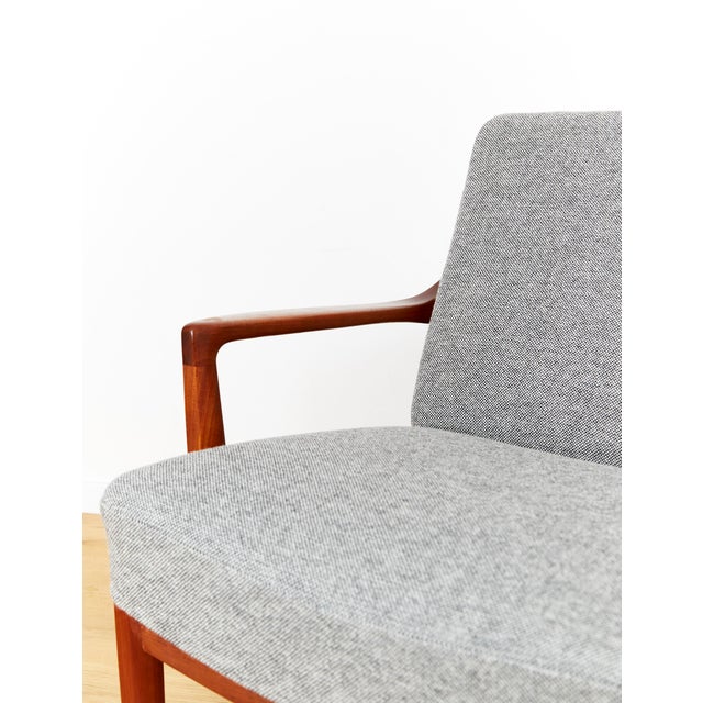 Wood Easy Chair Fd125 by Tove & Edvard Kindt-Larsen for France & Son, 1960s For Sale - Image 7 of 13