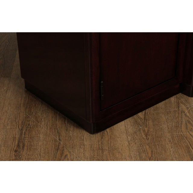 Thomasville Contemporary Style Glass Display China Cabinet For Sale - Image 12 of 18