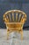 Pair Mid Century Modern Rattan Bamboo Armchairs Boho Sunburst Fan Back Chairs For Sale - Image 10 of 18