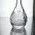 Mid 20th Century Crystal Glass Pinwheel Decanter W/ Stopper For Sale - Image 5 of 12