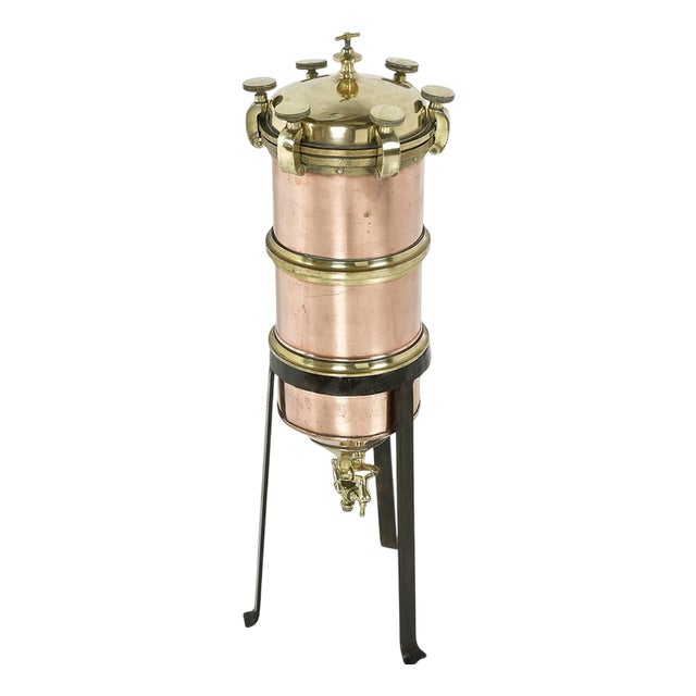 Copper and Brass Syrup or Infusion Filter For Sale