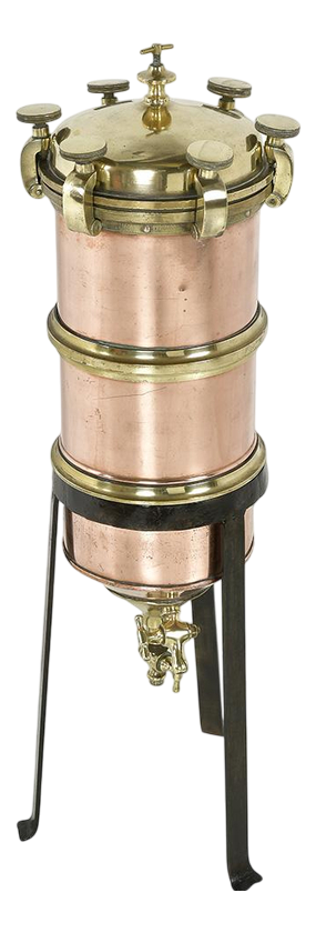 Copper and Brass Syrup or Infusion Filter