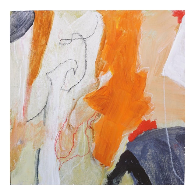 "Opposites Attract" Abstract Painting by Laurie MacMillan For Sale